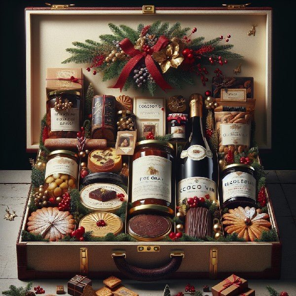 Panier gourmand Noël entreprise : coffrets personnalisés