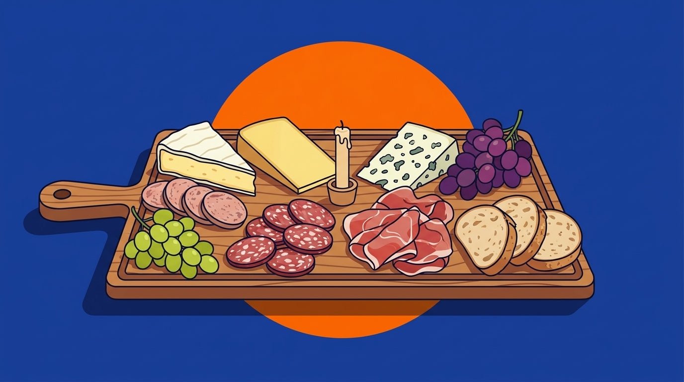 Illustration of a wooden char