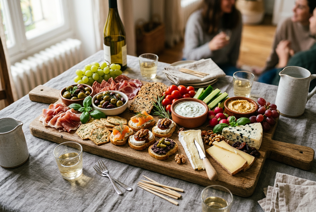 Apéro original et facile : recettes rapides sans cuisine