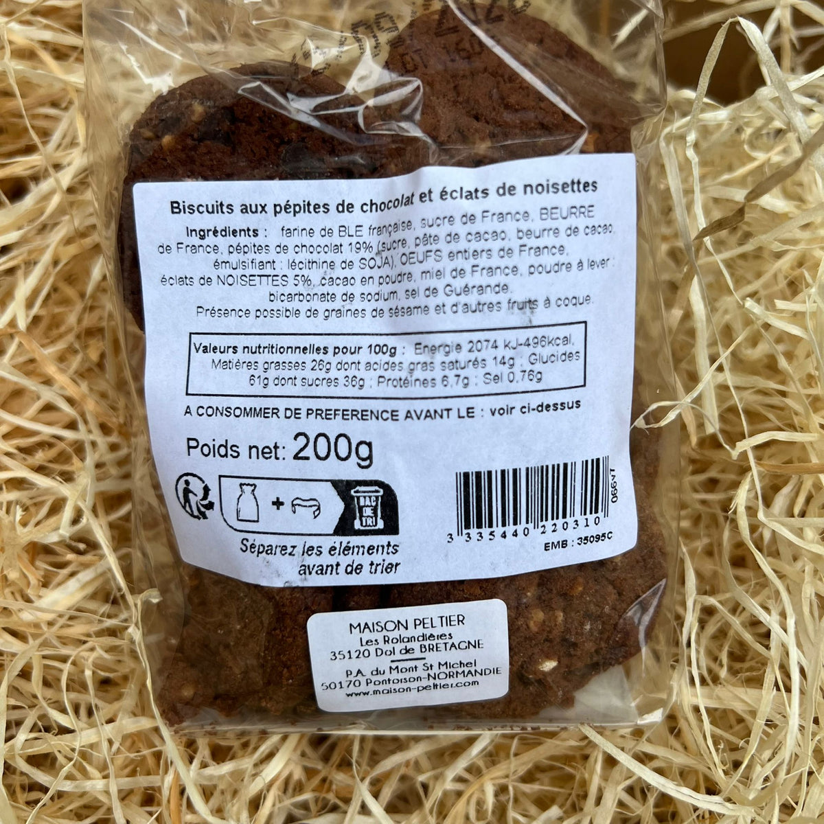 Cookies Chocolat Noisettes