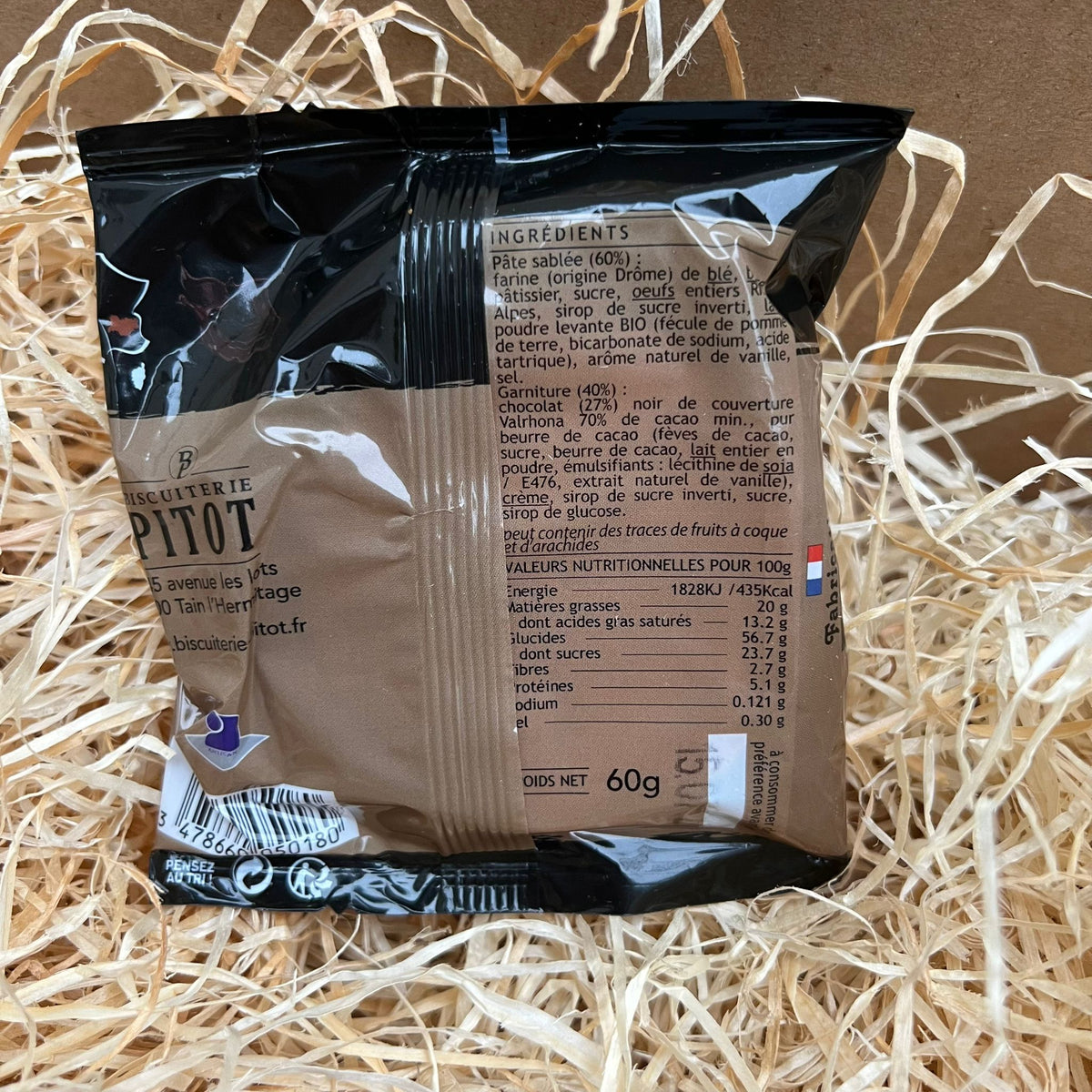 Sablé au Chocolat Noir 70%