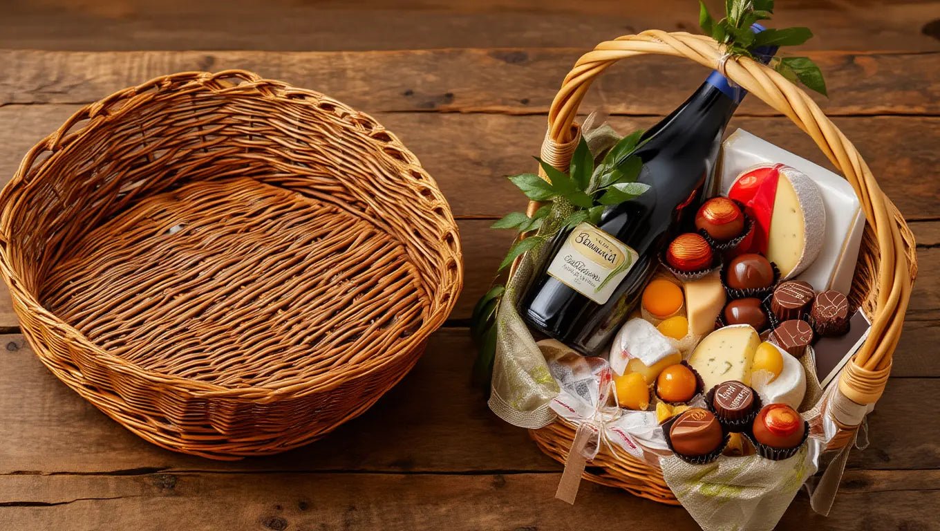 Différence entre un panier et un panier garni gourmand