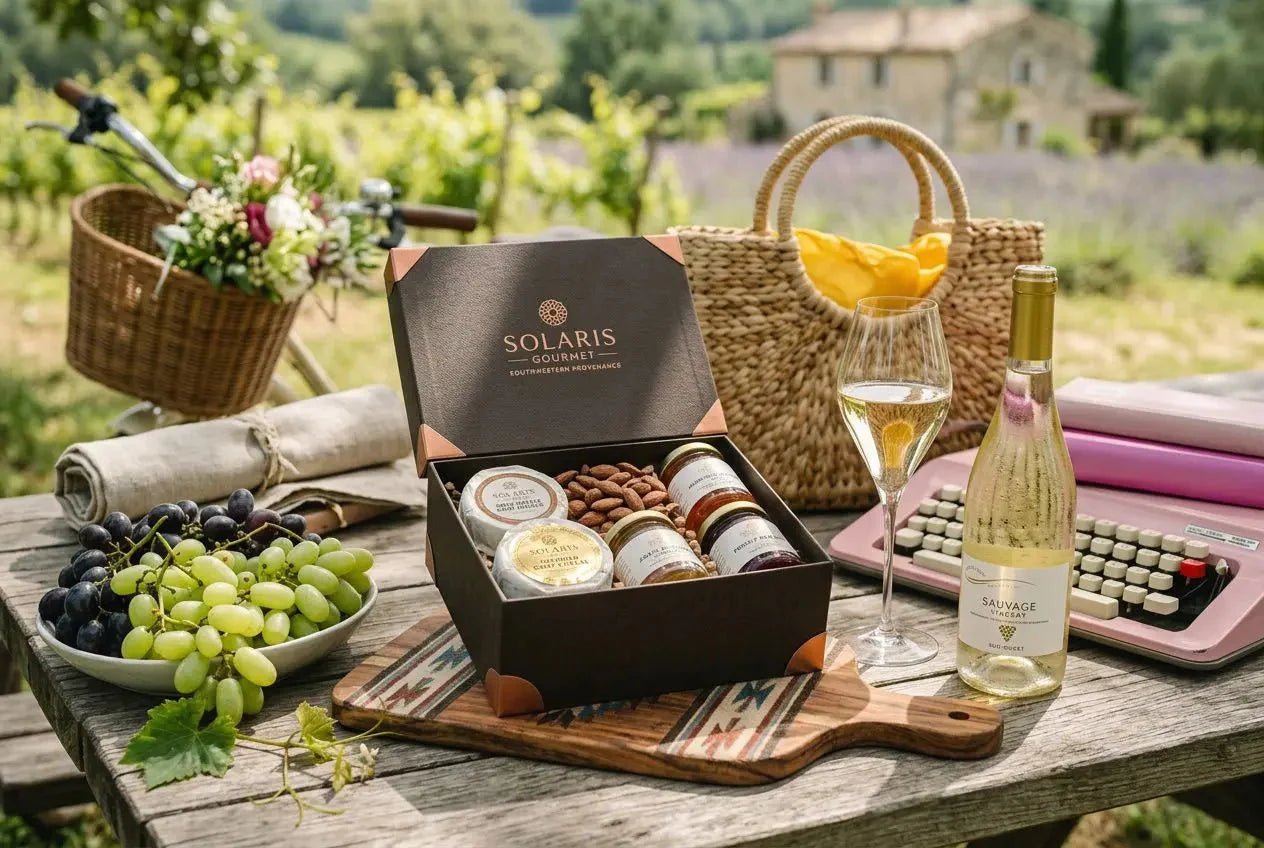 Coffret gourmand sud-ouest : panier garni et panier gourmand du terroir