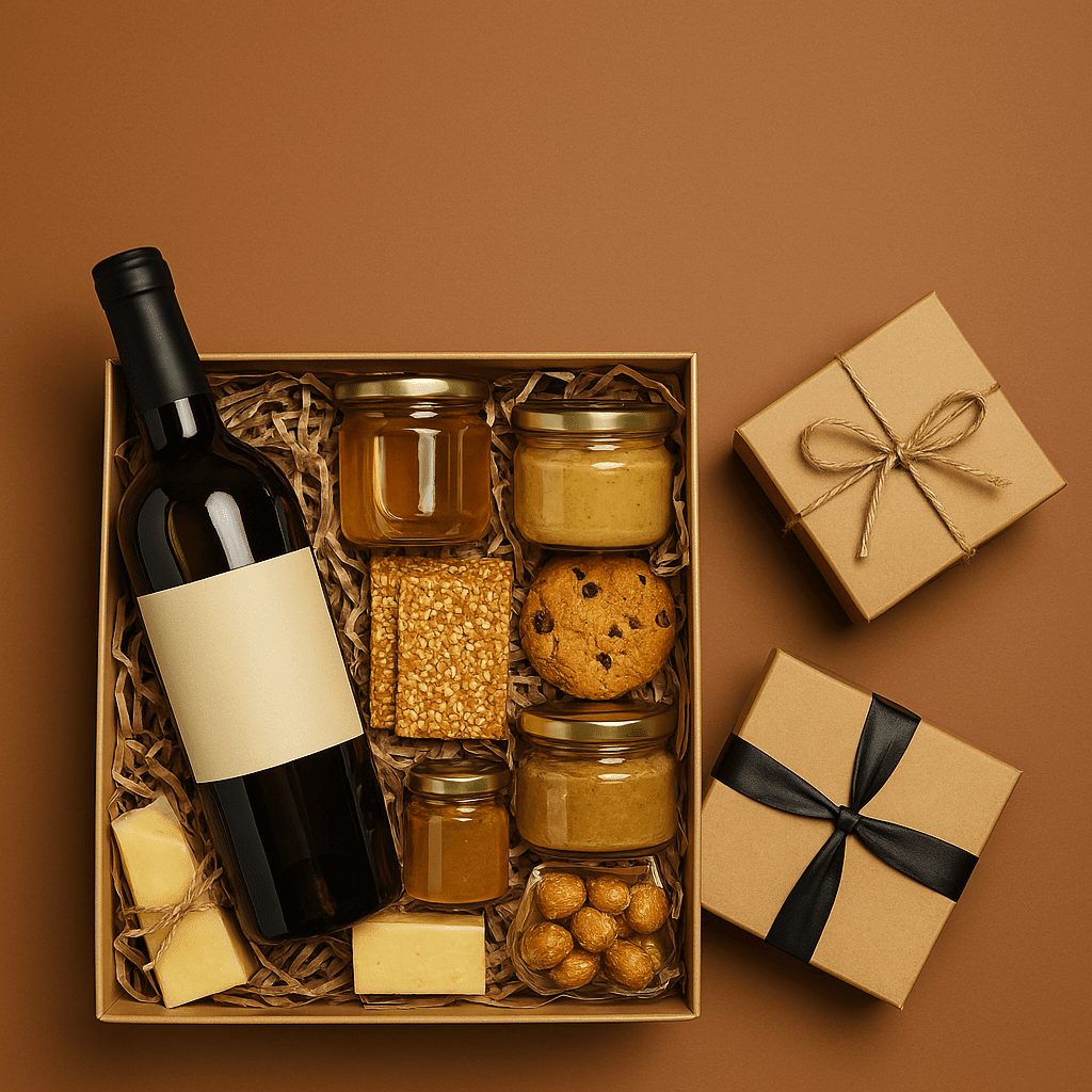 Coffret gourmand personnalisé pour commercial : cadeau d'entreprise original