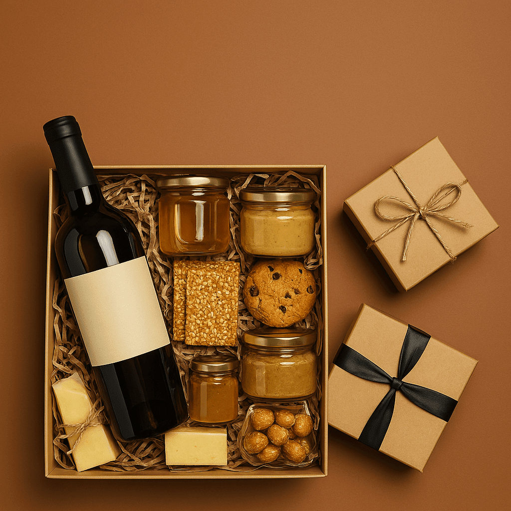 Coffret gourmand personnalisé pour commercial : cadeau d'entreprise original