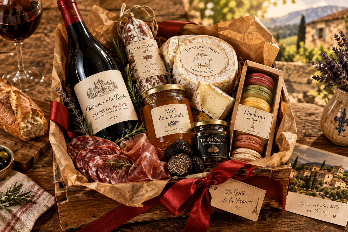 Definition cadeau francais : découvrez le sens du mot, ses synonymes et des exemples, puis trouvez une idée gourmande issue du terroir français.