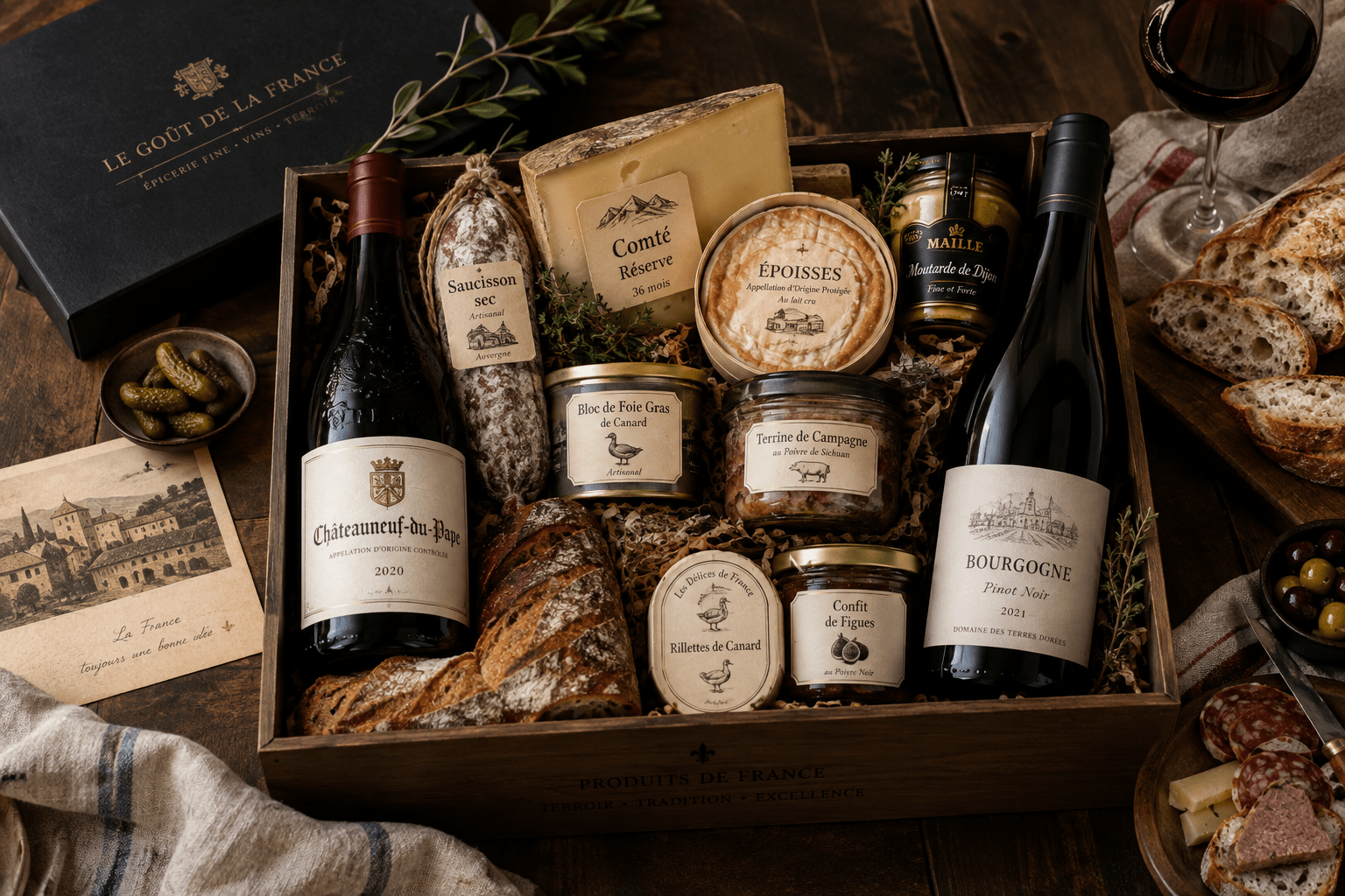 Quel coffret gourmand pour homme choisir ? Découvrez notre comparatif des meilleurs paniers garnis et box du terroir pour régaler les épicuriens.