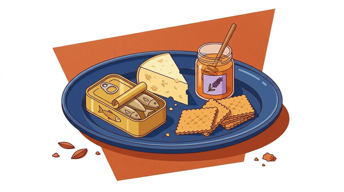 Illustration of a blue plate
