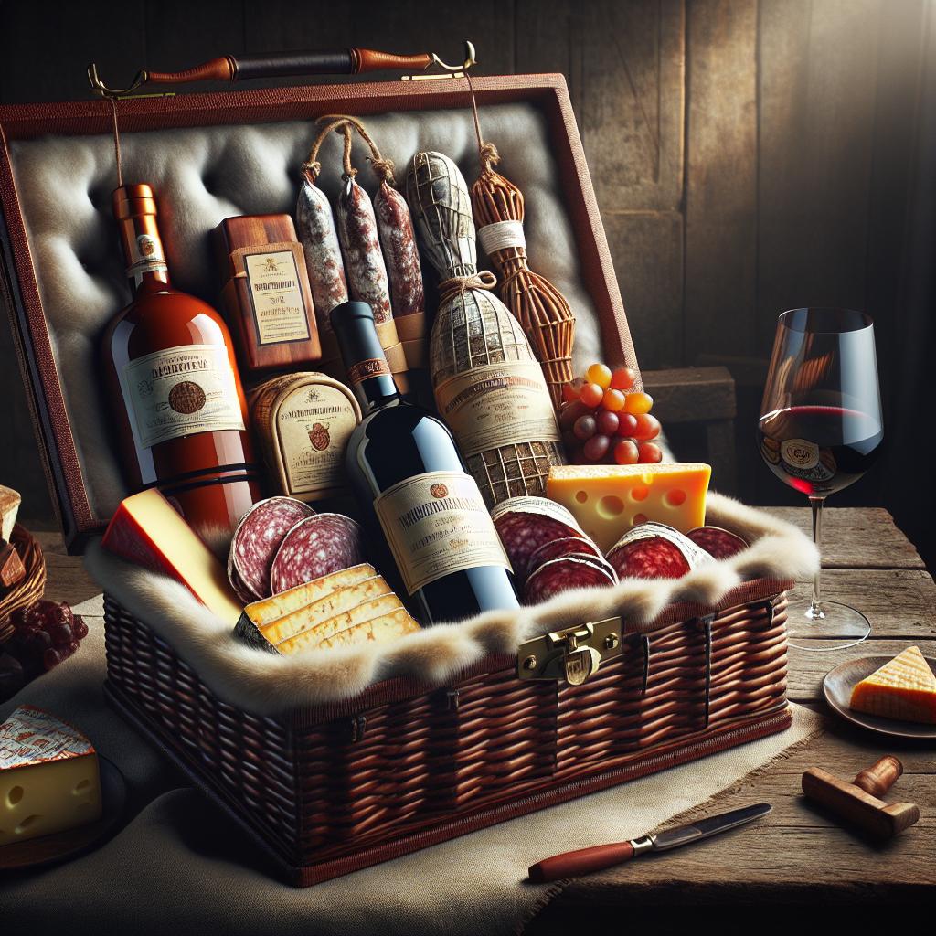Panier garni pour homme: idées et composition | Le Coq Gourmet