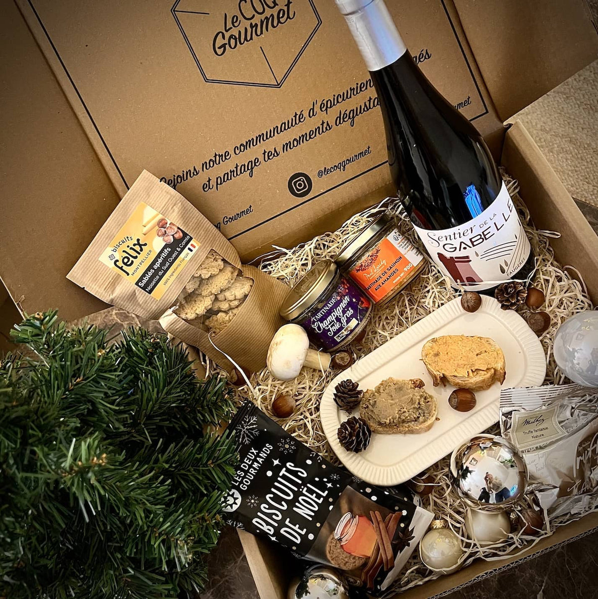 Box Cadeaux Gourmet pour Noël