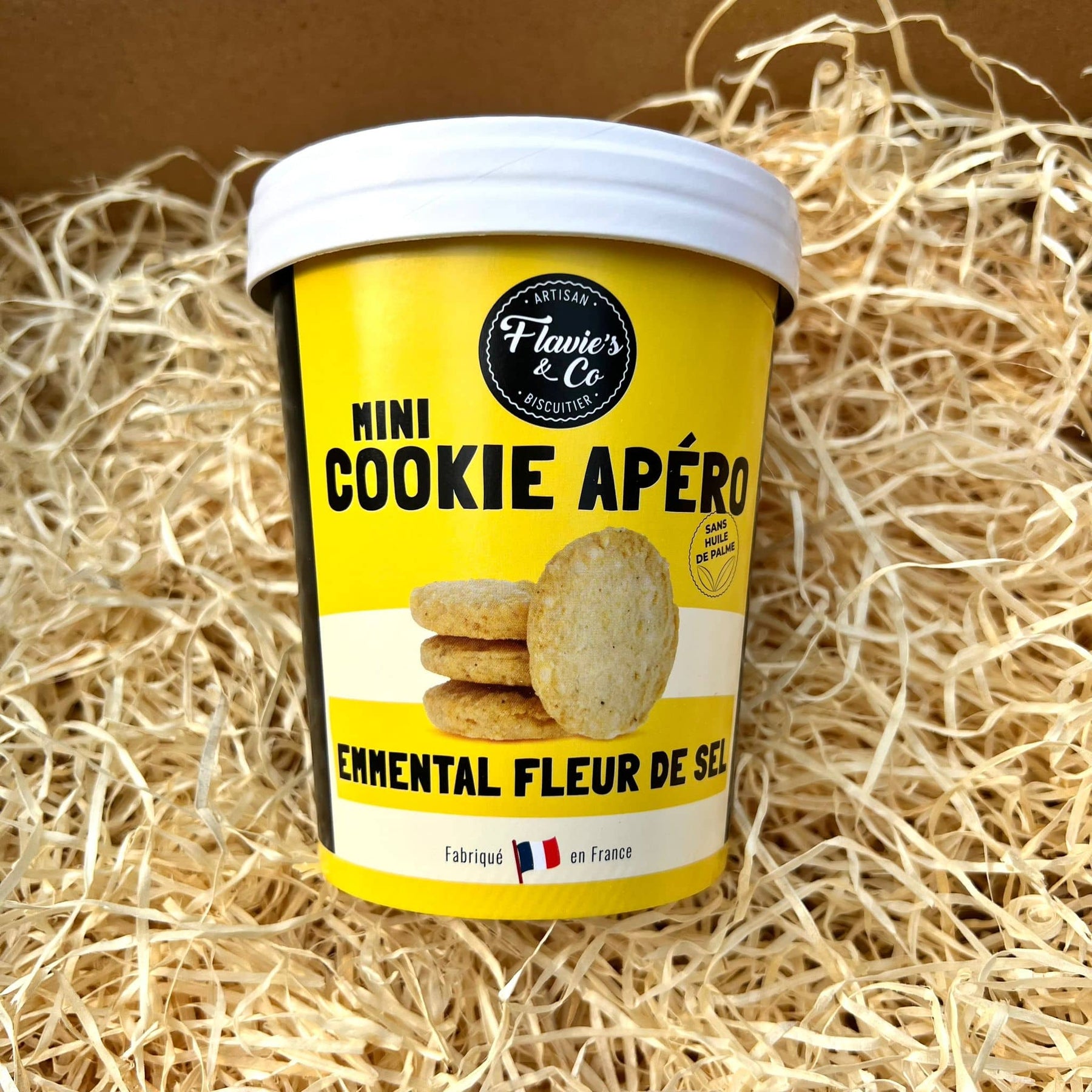 Cookie apero emmental fleur de sel