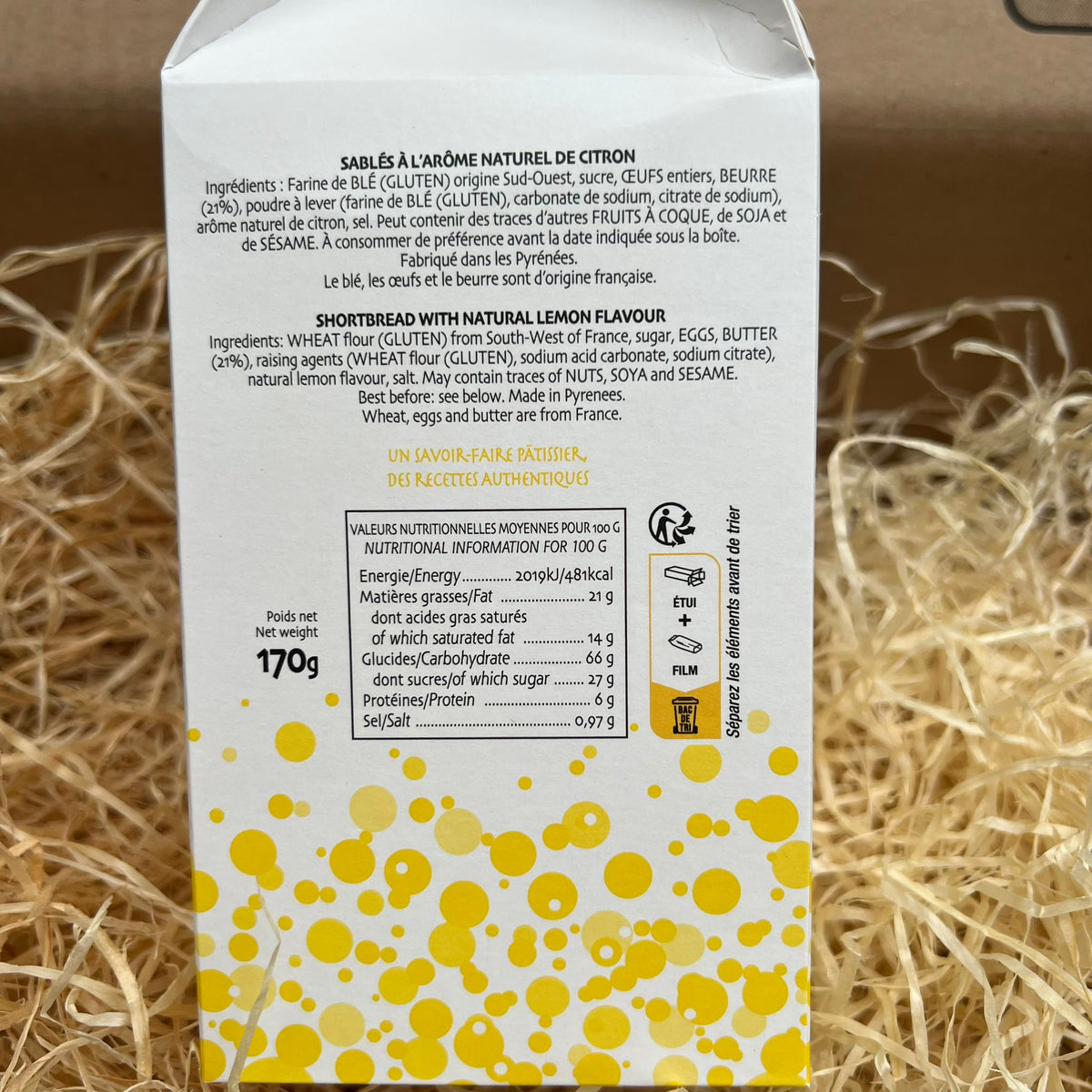Sablés Citron